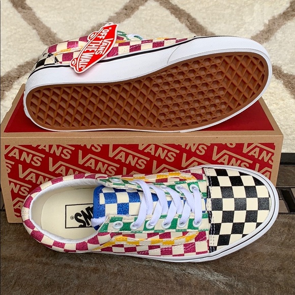 • VANS OLD SKOOL GLITER CHECK MULTITRWHT WMNS - Picture 3 of 16